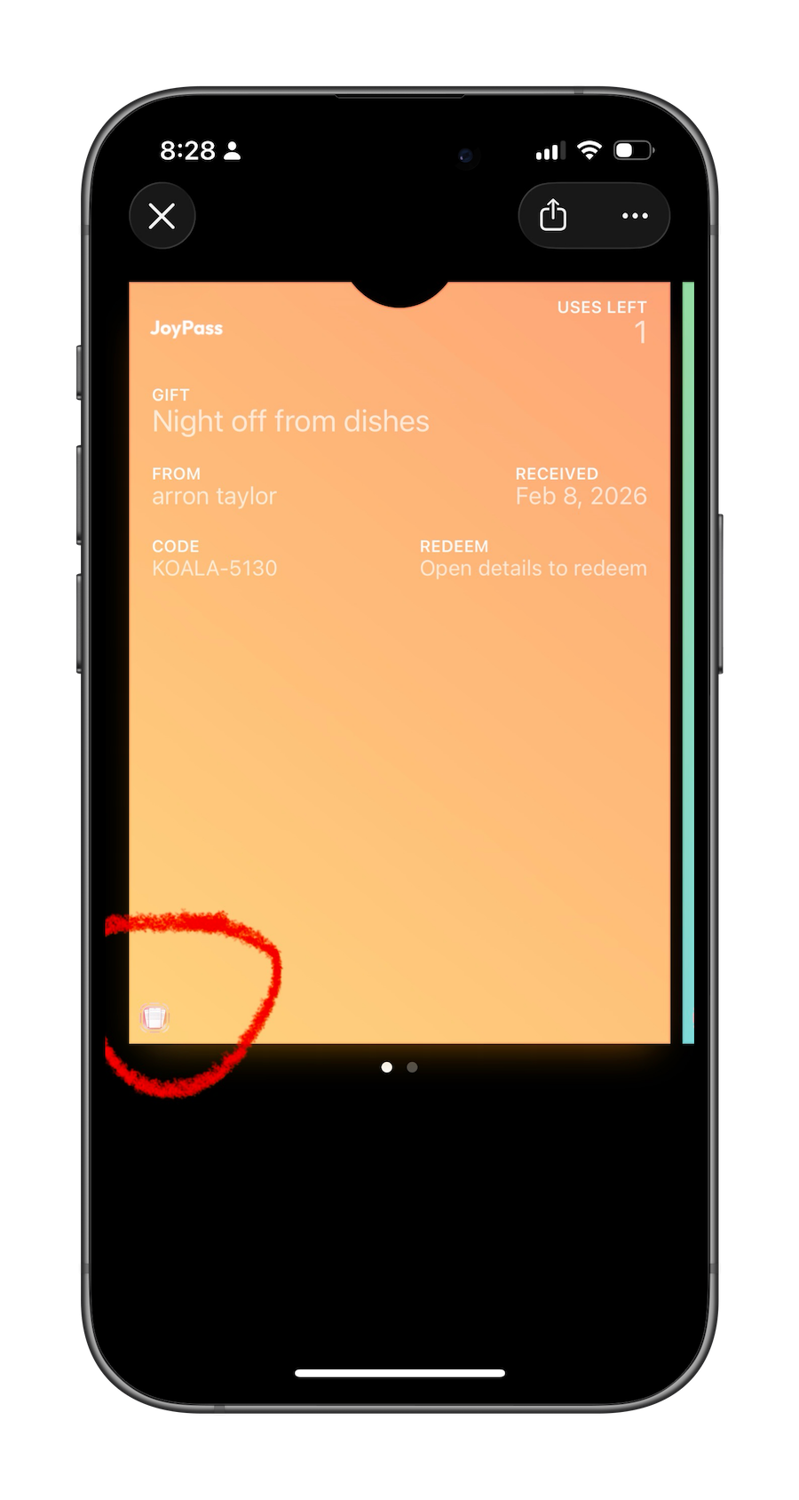 Pass with App Clip icon